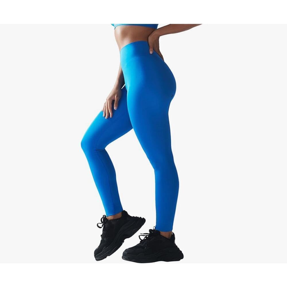 Savage X Fenty Hotline High Rise Leggings Womens Size 4-6 Blue NEW - Picture 6 of 13